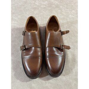 Polo Ralph Lauren Men's‎ Asher Double Monk-Strap Calf Leather Dress Shoe size 8